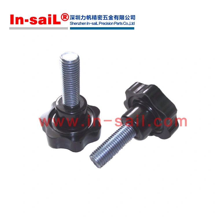 Male Thread 32mm Plastic Star Head Clamping Knob